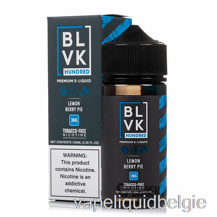 Vape Smaken Citroenbessentaart - Blavk - 100ml 6mg